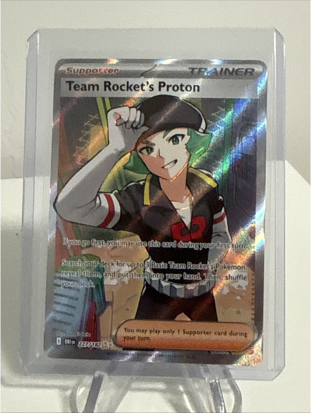 Team Rocket's Proton SV10: Destined Rivals 227/182 Ultra Rare NM